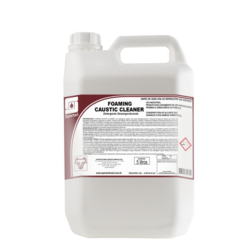 FOAMING CAUSTIC CLEANER